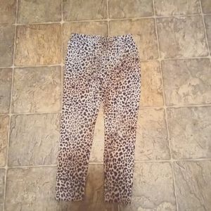 Cheetah print leggings